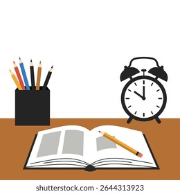 Princípios básicos do estudo - tempo e foco na mesa