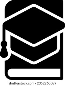 study glyph icon illustration vector
