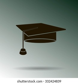 study. graduate hat.