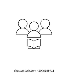 Study group icon, eps 10 format