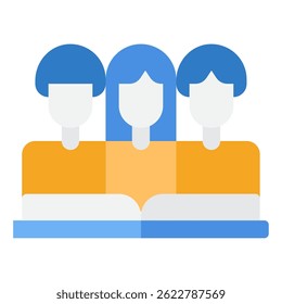 Study Group icon, for web, app, infographic, etc