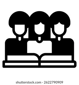 Study Group icon, for web, app, infographic, etc