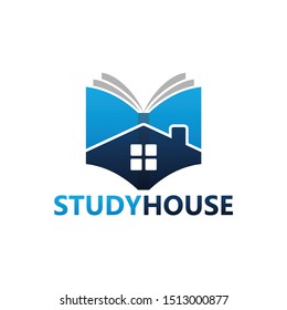 Study House Logo Template Design