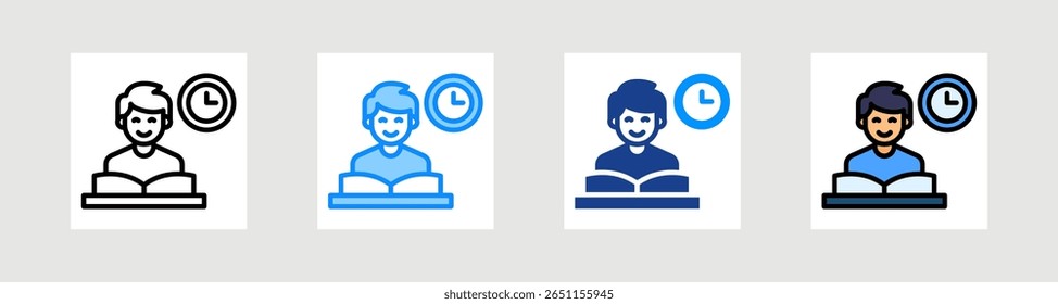 Study Icon Collection Set Multiple Style