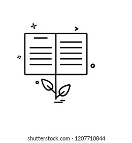 Study icon design vector