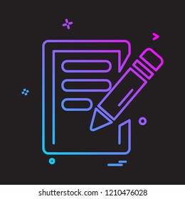 Study icon design vector 