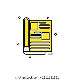 Study icon design vector