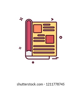 Study icon design vector