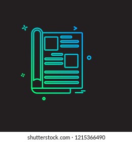 Study icon design vector
