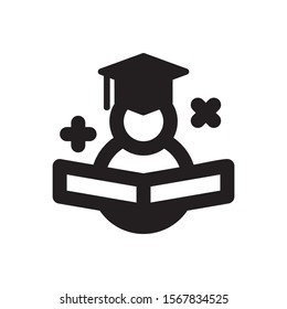 study icon isolated sign symbol vector illustration - high quality black style vector icons
