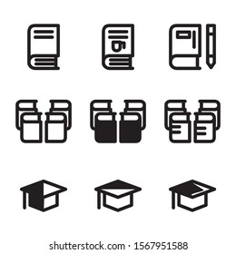 study icon isolated sign symbol vector illustration - Collection of high quality black style vector icons
