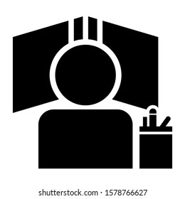 study icon isolated sign symbol vector illustration - high quality black style vector icons
