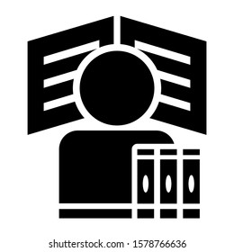 study icon isolated sign symbol vector illustration - high quality black style vector icons
