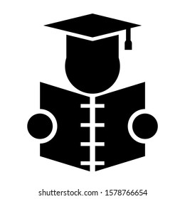 study icon isolated sign symbol vector illustration - high quality black style vector icons
