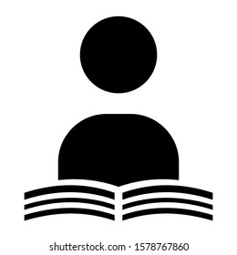 study icon isolated sign symbol vector illustration - high quality black style vector icons
