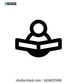 study icon isolated sign symbol vector illustration - high quality black style vector icons
