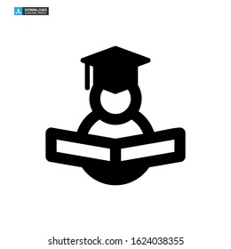 study icon isolated sign symbol vector illustration - high quality black style vector icons
