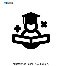 study icon isolated sign symbol vector illustration - high quality black style vector icons
