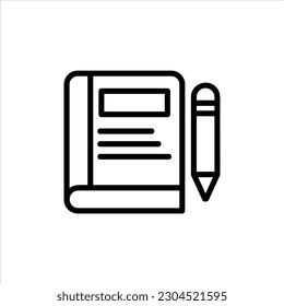 Studiensymbol mit isoliertem Vektorgrafik und transparentem Hintergrund