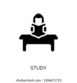 Study icon. Study symbol design from Education collection.