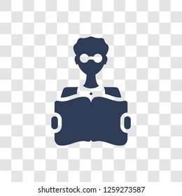 Study icon. Trendy Study logo concept on transparent background from E-learning and education collection