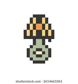 study lamp home pixel art