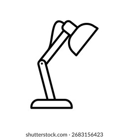 Icono de la lámpara de estudio para ser colocado como lámpara de mesa