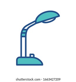 study lamp icon collection, trendy style