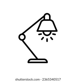 diseño de icono de lámpara de estudio, diseño de ilustración