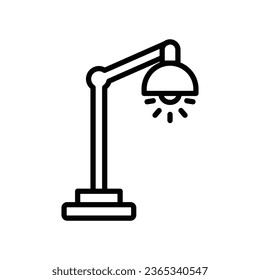 study lamp icon design, illustration design
