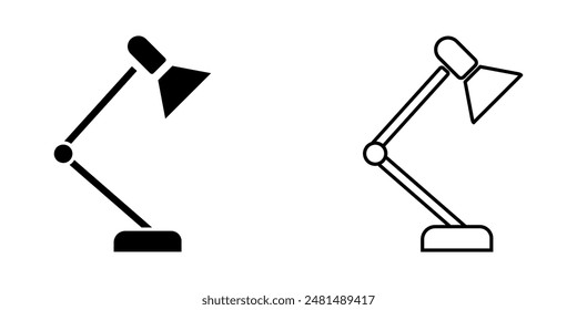Study lamp icon on white background