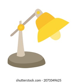 study lamp or office work lamp, illustration design.