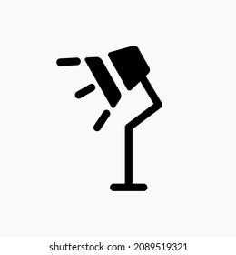 study lamp vector icon, lamp table, lamplight symbol. Modern,simple flat vector illustration for web site or mobile app