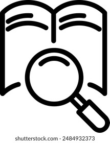 study line icon illustration vector