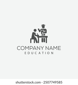Study logo design with creative modern concept and business