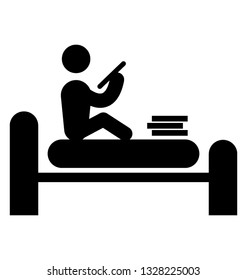 Study on bed pictogram, ideology design.