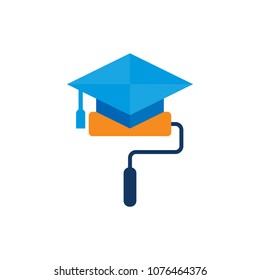 Study Paint Logo Icon Design