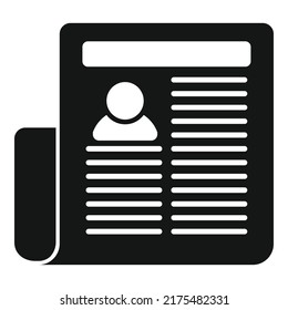 Study paper icon simple vector. Degree diploma. Training online