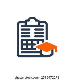 Study Permit for Study Abroad Vector Icon