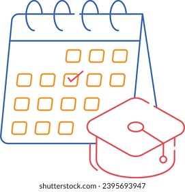 Study Plan

color line icon design stle