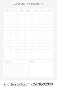 Study Planning Page, Planner Sheet A4 a comprehensive set of tools designed to streamline your academic journey