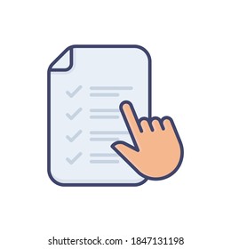 Study Program icon in vector. Logotype