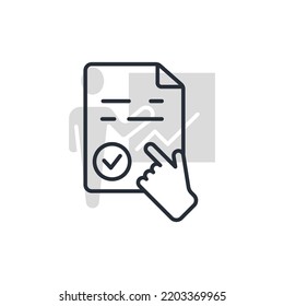 study program line icon. Simple element illustration. study program concept outline symbol design.