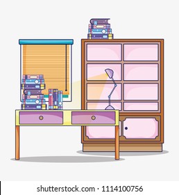 Study room interior