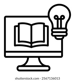 Study Skills Icon Element For Design