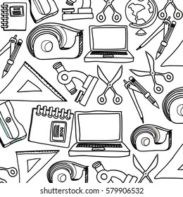 study tools stock icon, vector illustration image