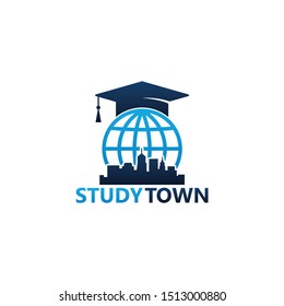 Study Town Logo Template Design