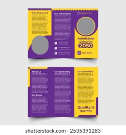 Study tri fold Design Template