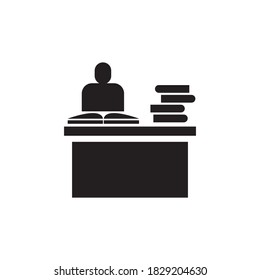 study vector icon design template