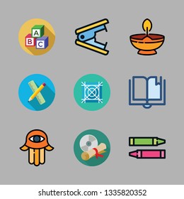 study vector icon set
